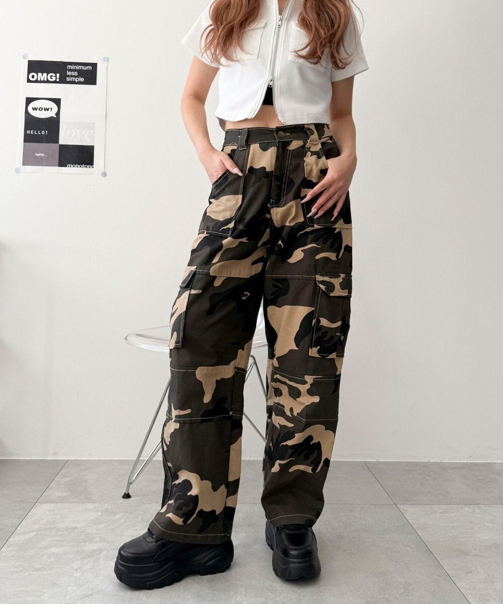 WEGO 【MLサイズ展開】ハイカットベルト厚底スニーカー 