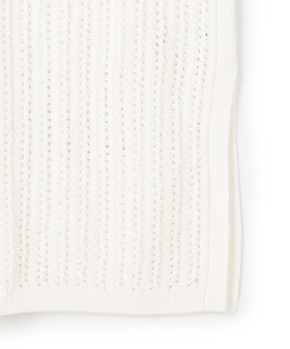 uncrave シースルーケーブルニット ノースリーブトップス 