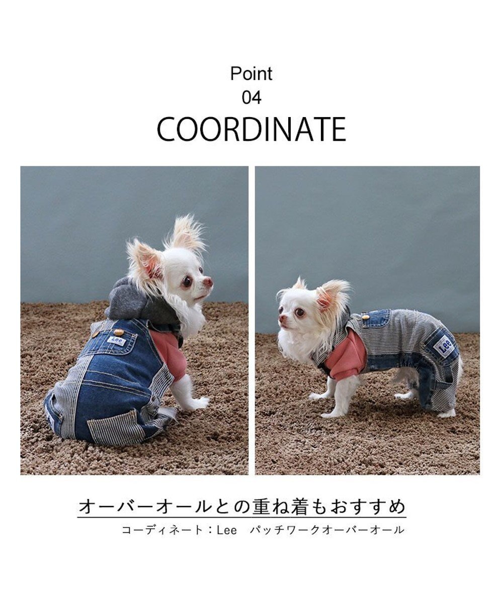 PET PARADISE Ｌｅｅ サガラ刺繍パーカー 《ピンク》 小型犬 