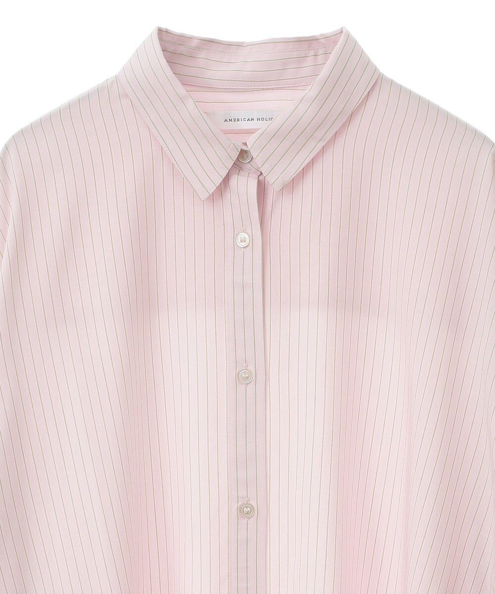 AMERICAN HOLIC サラックールバックタックシャツ 