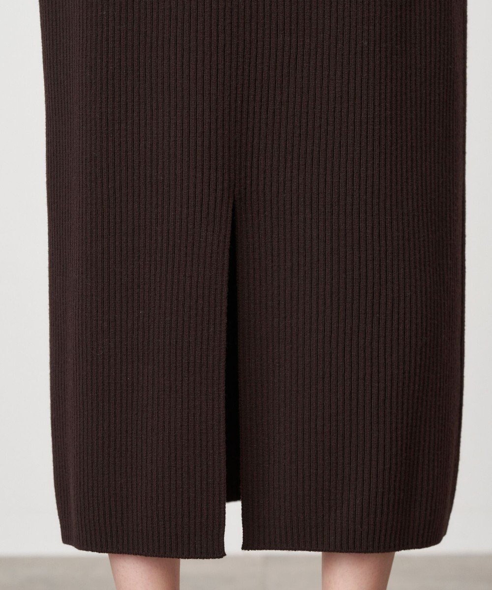 ATON NATURAL DYED WOOL | ストレートリブスカート 