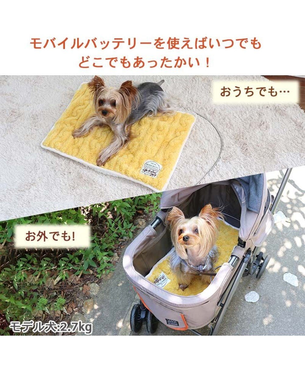 ペット用 ホットカーペット 犬 猫 ペット 用品 あったか 寒さ対策 ぽかぽか USB あったかマット (55×40cm) / PET  PARADISE | ファッション通販 【公式通販】オンワード・クローゼット