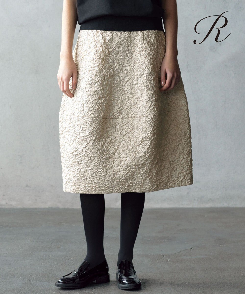 23区 L 【R(アール)】LIMONTAフラワージャカード スカート 