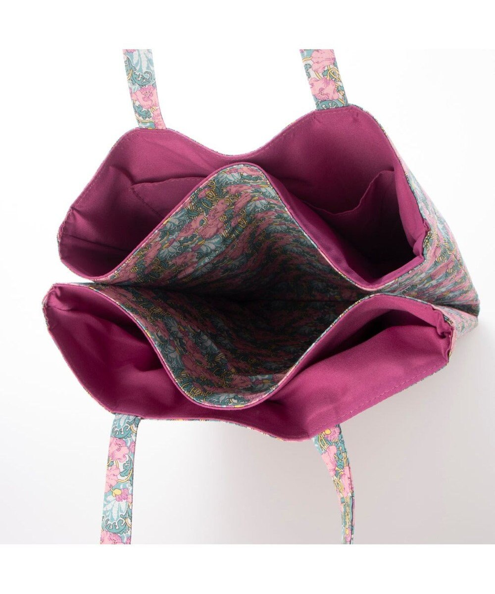 UNBILLION カシュカシュ cachecache / 柄プリント3パーテーショントートバッグ 