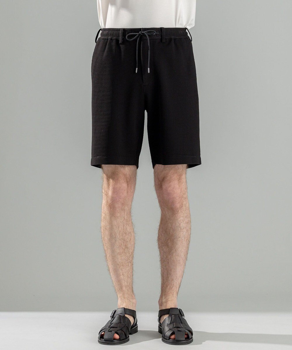 JOSEPH HOMME 新型【オリジナル素材/シワになりにくい/ウエストゴム仕様】 ライトタックジャージー ドロスト付シートパンツ / BERMUDA 