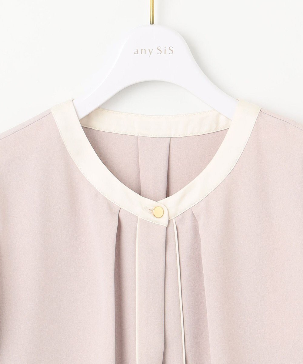 ANY SIS S 【洗える】フロントタック ブラウス 