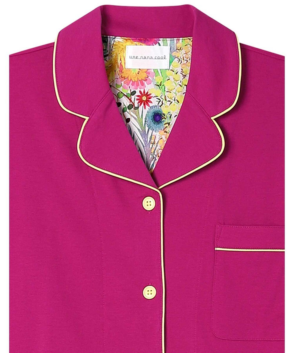 une nana cool 【綿100％】40ハイゲージ天竺半袖パジャマ MADE WITH LIBERTY FABRIC 