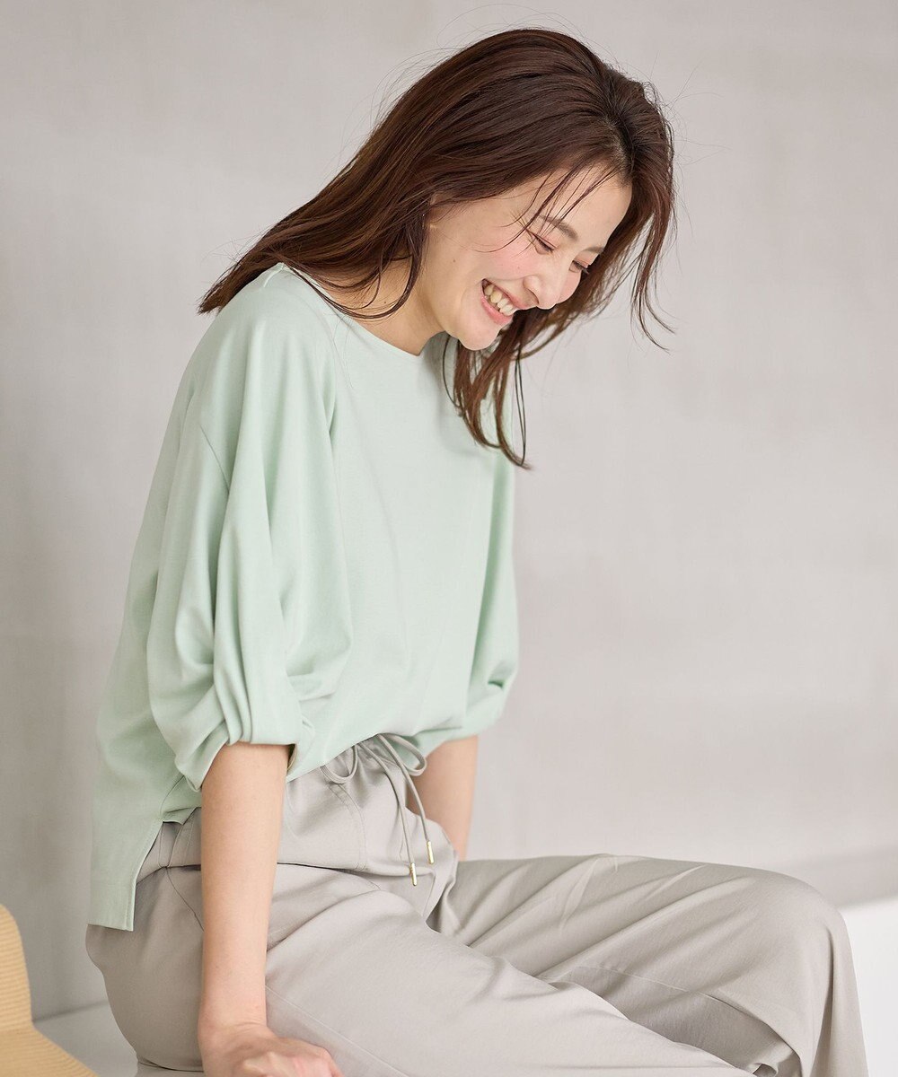 ANY シルケットスムース タックスリーブプルオーバー 