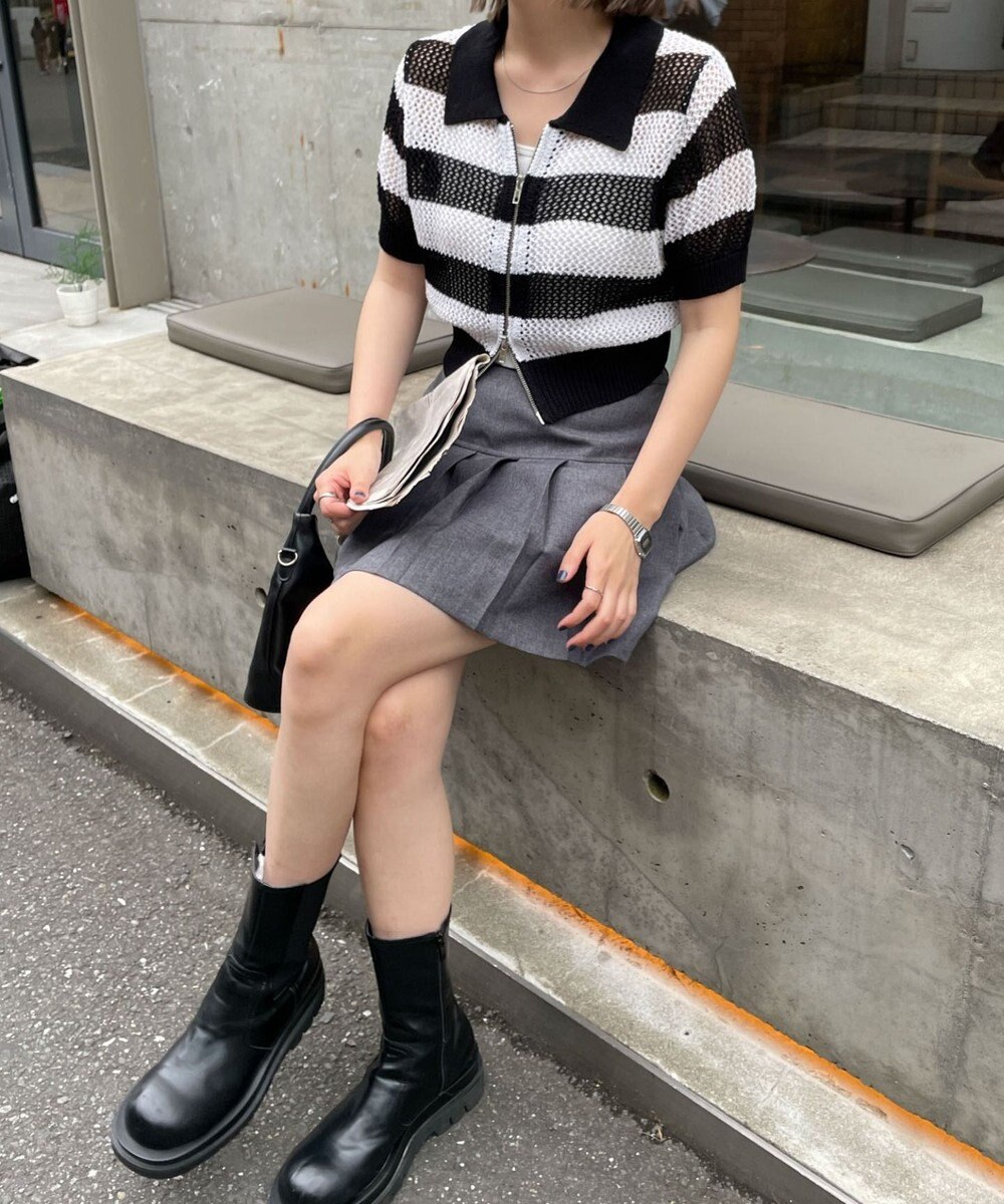 WEGO WZIPニットカーデ 