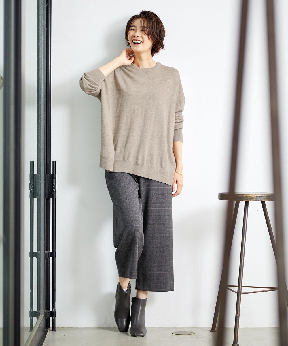 J.PRESS LADIES 【洗える】DRALON MERINO ニット 