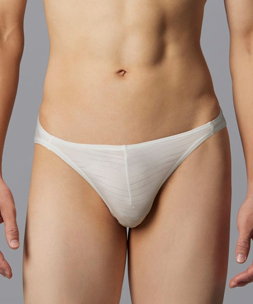 WACOAL MEN ブリーフ フロント立体設計 快適キープ 適度なフィット感 前閉じ ボーダー 下着 GF2401 /ブロス 