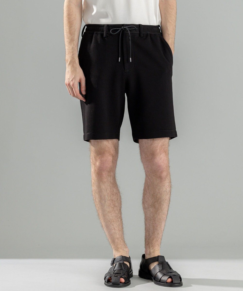 JOSEPH HOMME 新型【オリジナル素材/シワになりにくい/ウエストゴム仕様】 ライトタックジャージー ドロスト付シートパンツ / BERMUDA 