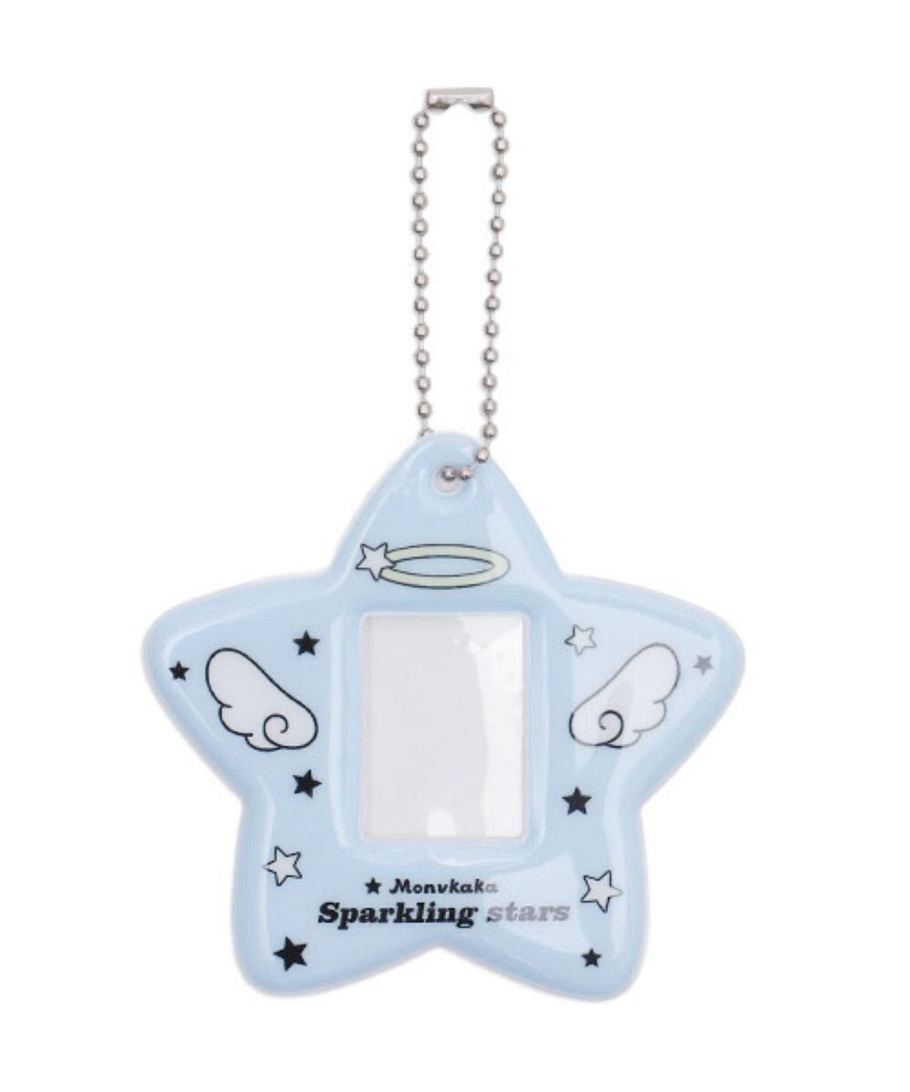 WEGO 【痛バ＆推し活グッズ】スターエンジェルIDフォトケースキーホルダー 