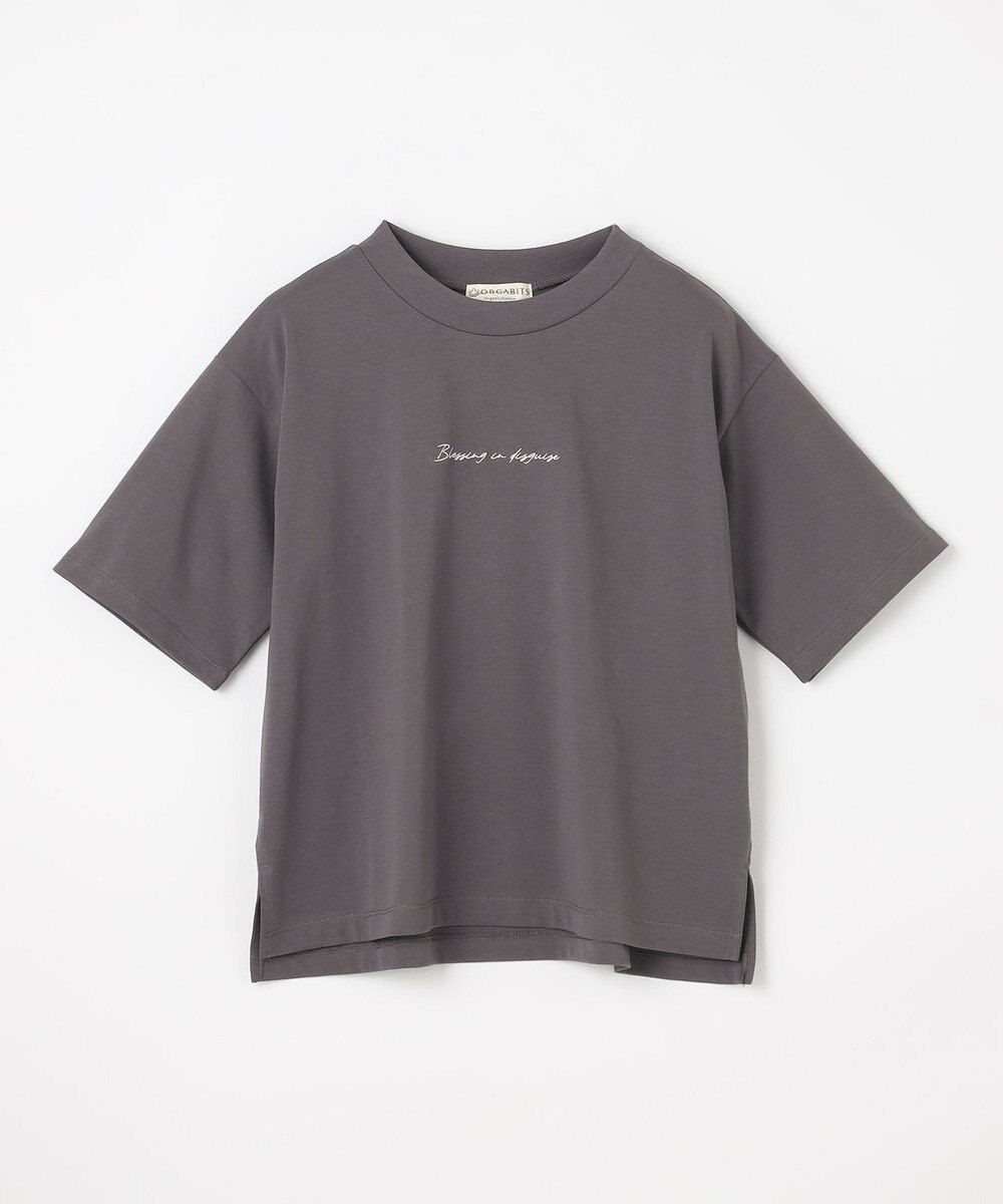 ANY L オーガビッツ刺繍ロゴＴシャツ 