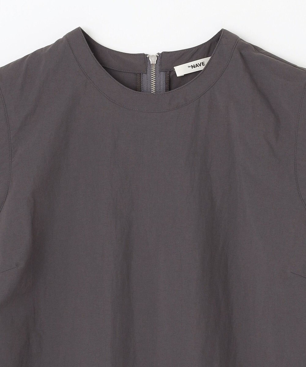 NAVE 【ReNAVE・洗える/撥水加工/接触冷感/UVケア/セットアップ】ナイロンタスラン ノースリブラウス 
