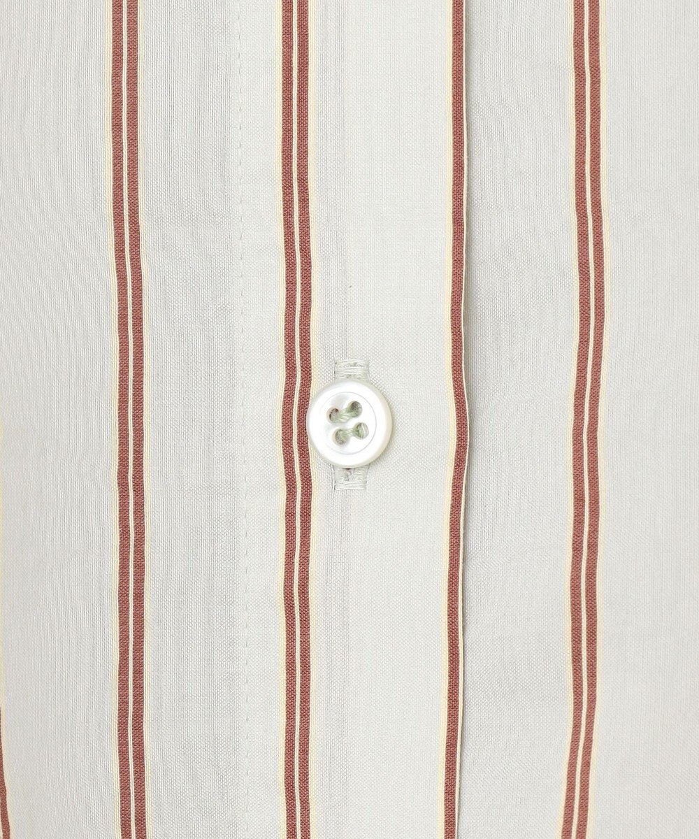 BEIGE， 【洗える】KNOX / ショート丈バンドカラーシャツ 