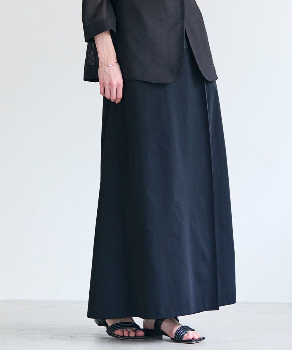 BEIGE， YANN / ラップタック フレアスカート 