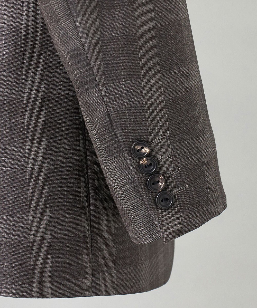 GOTAIRIKU 【CANONICO/カノニコ】 リベンジ 150's 通年スーツ（ブラウン×チェック） 