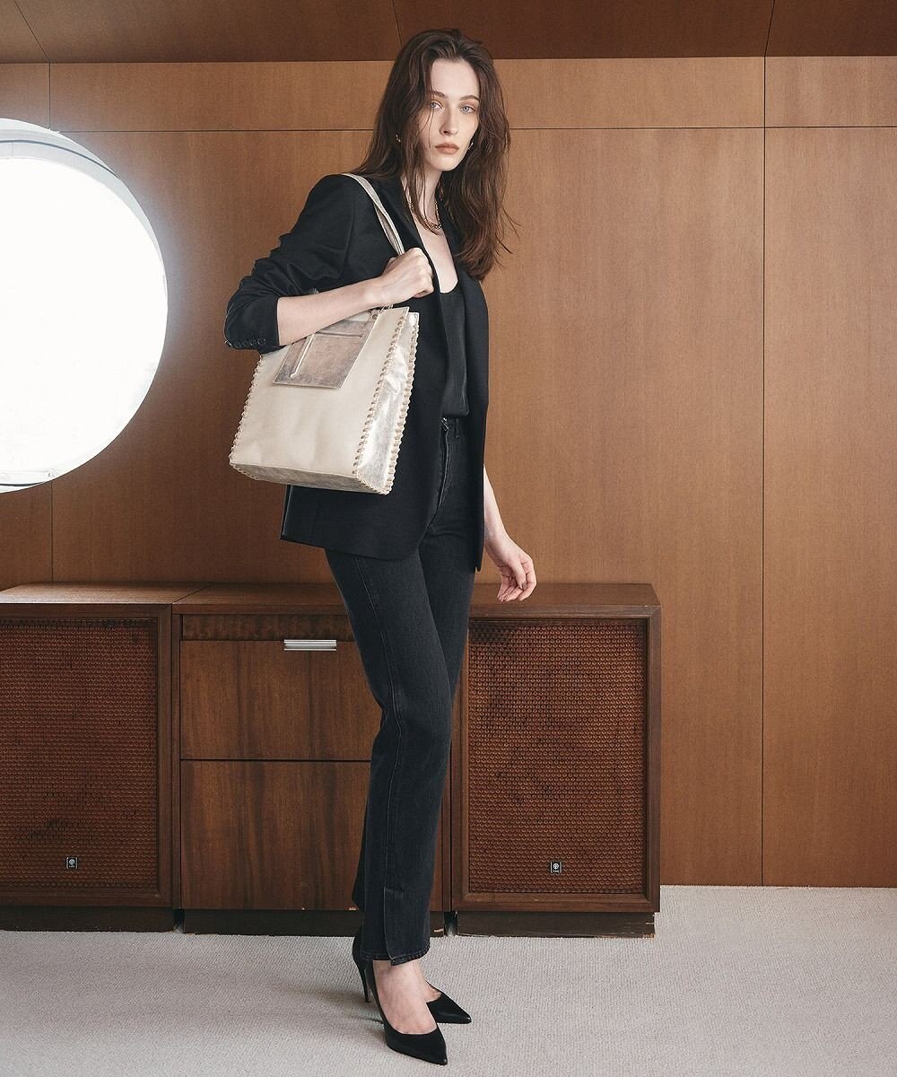 TOPKAPI 【TREASURE TOPKAPI】フェイクレザー ポーチ付き パラコード かがりトートバッグ 