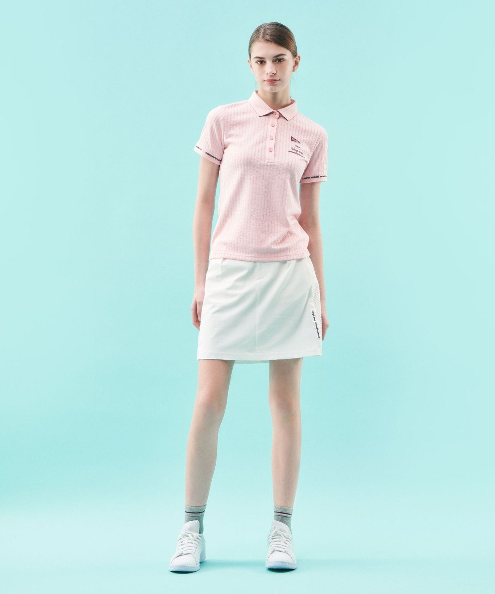 23区GOLF 【WOMEN】【吸水速乾/UVカット】サッカーポロシャツ 