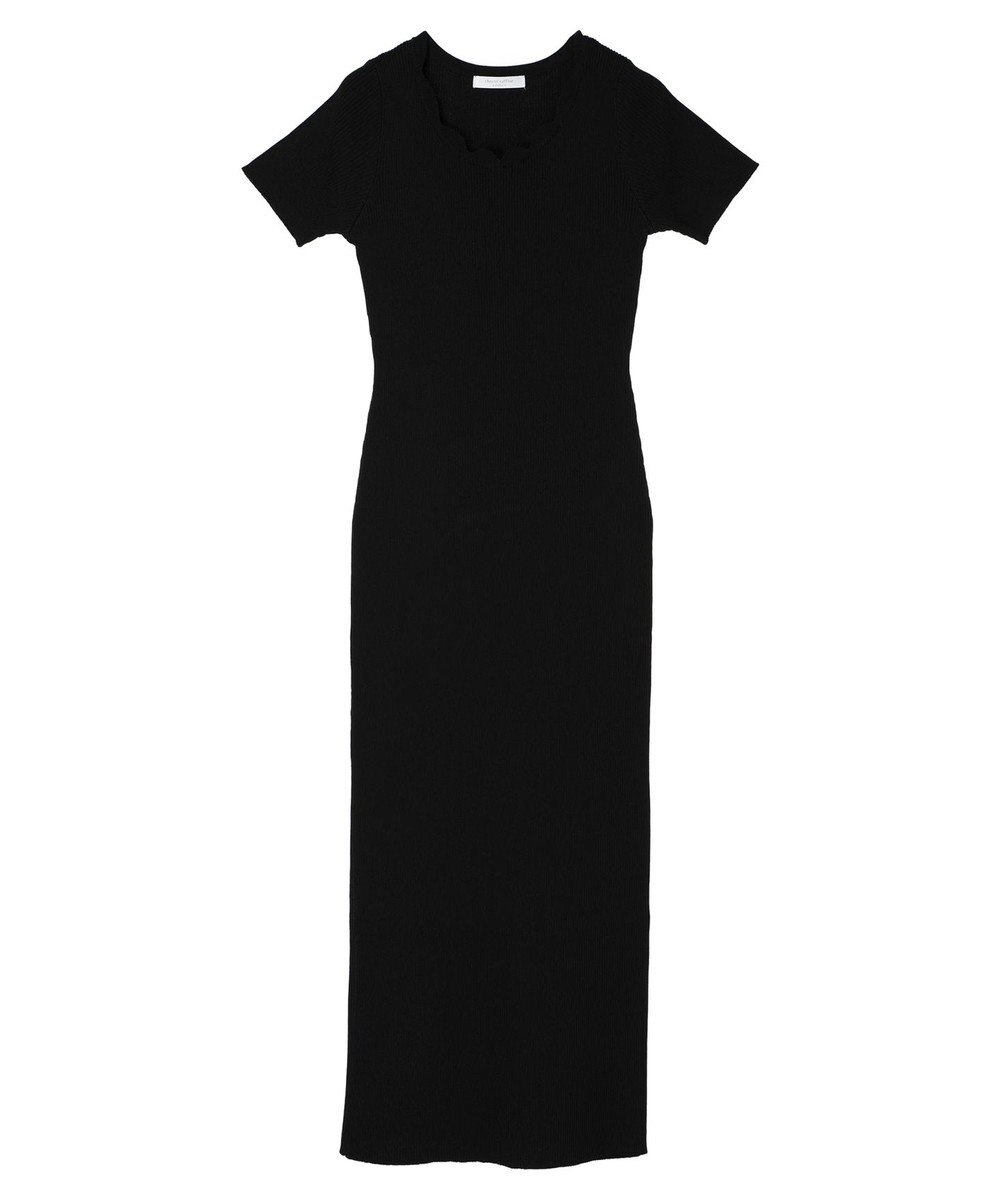 Green Parks リブニットワンピース 