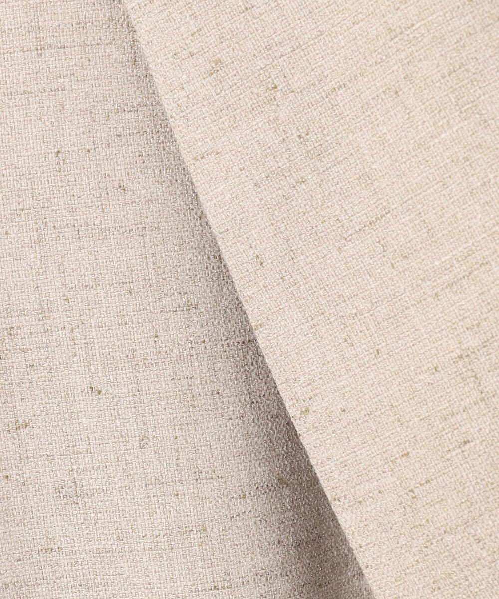 BEIGE， 【洗える】CAROLE / リネンライクノースリーブジレジャケット 