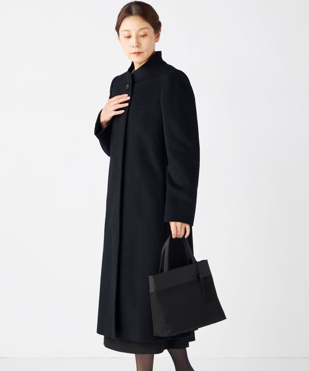 自由区 FORMAL スーパー１１０ジロンラム ロングコート 