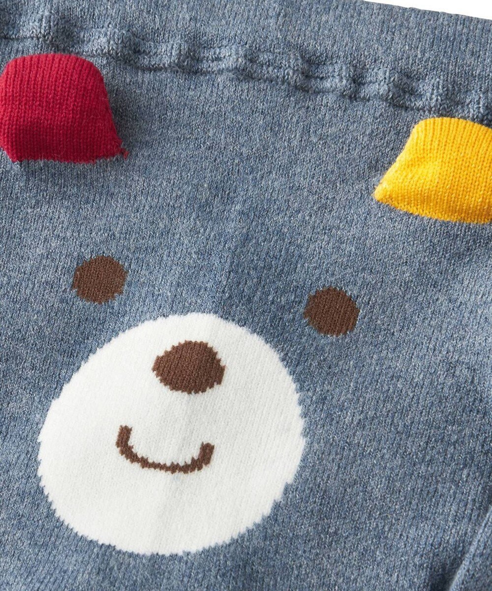 MIKI HOUSE HOT BISCUITS ボーダー柄長袖Tシャツ＆ベビースパッツギフトセット【BOX付き】 