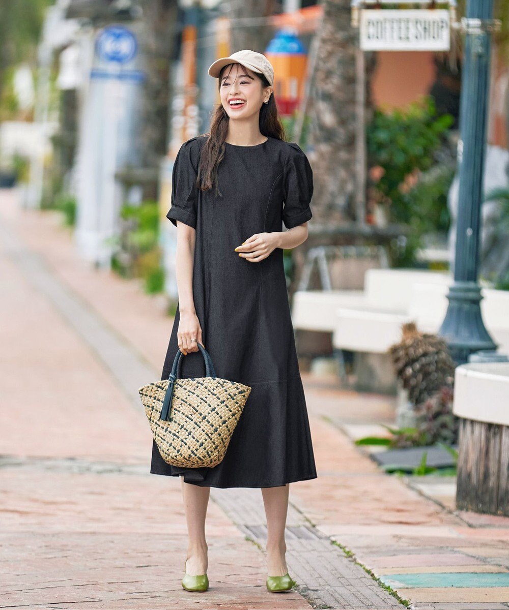 Tiaclasse L デニムマーメイドワンピース 