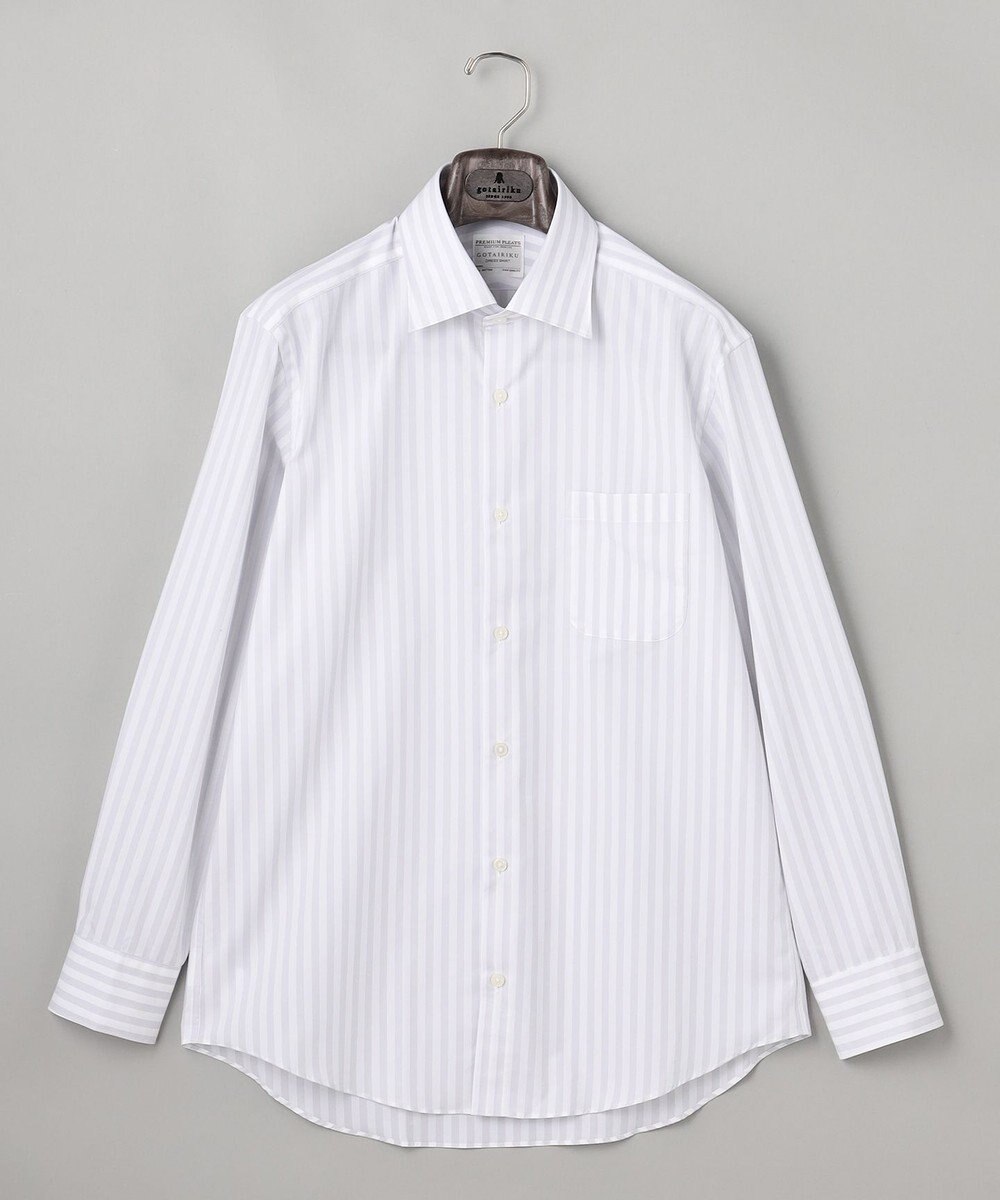 GOTAIRIKU 【形態安定】PREMIUMPLEATS_セミワイドカラー _通年ドレスシャツ(25年秋冬限定色) 