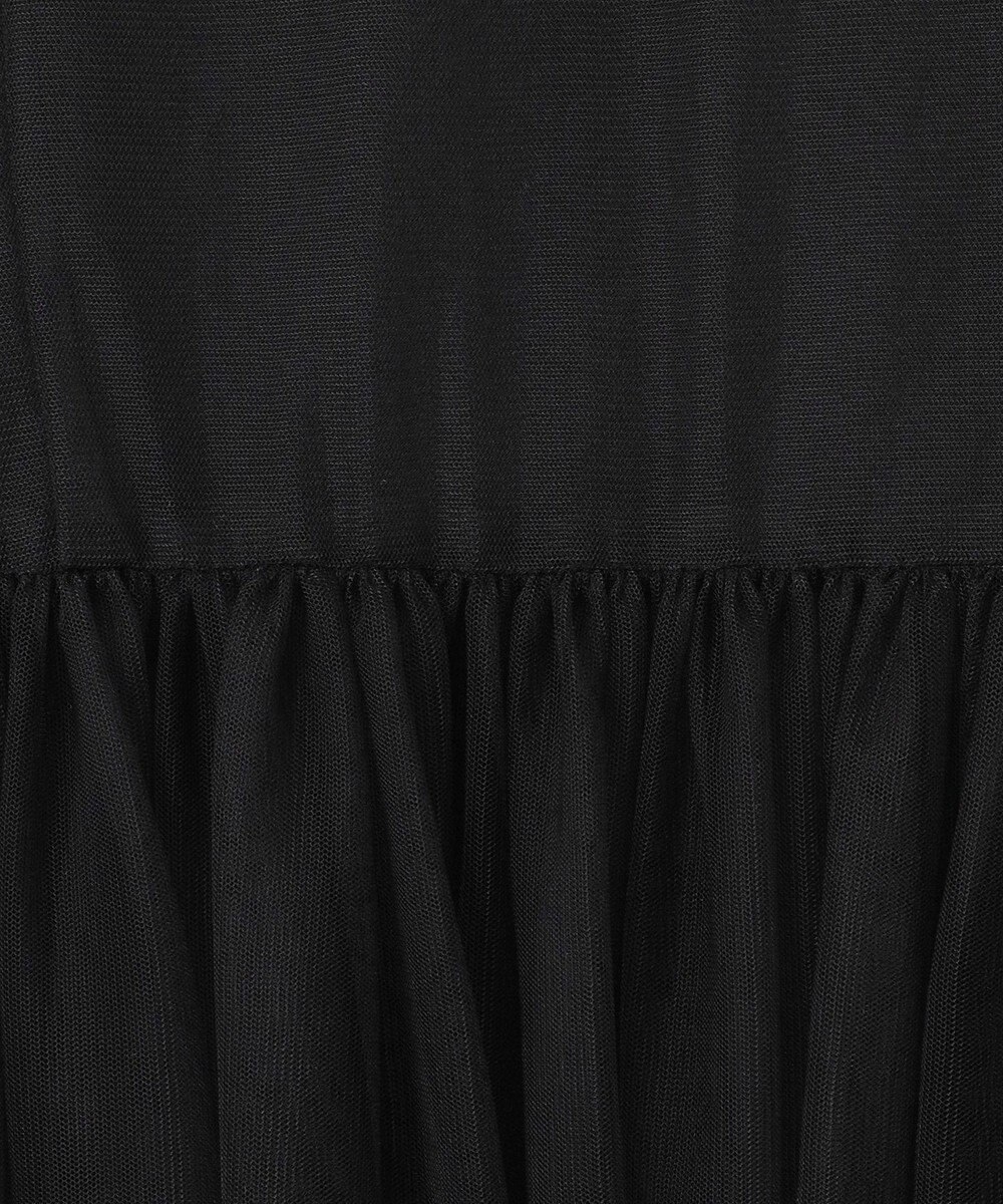 BEIGE， 【洗える・GISELe 4月号掲載】KALMIA / ノースリーブチュールドレス 