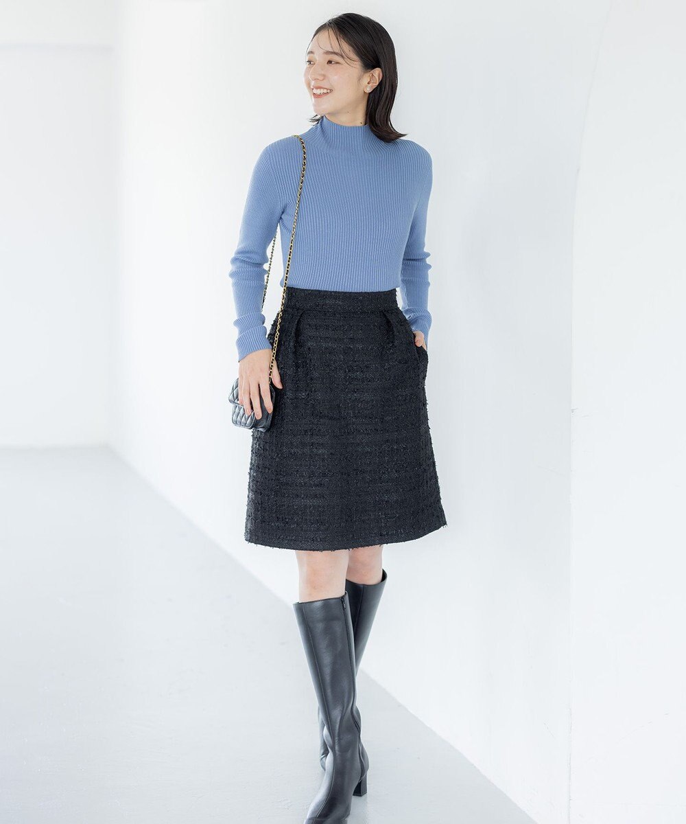 組曲 L ファンシーツィード ミニスカート 