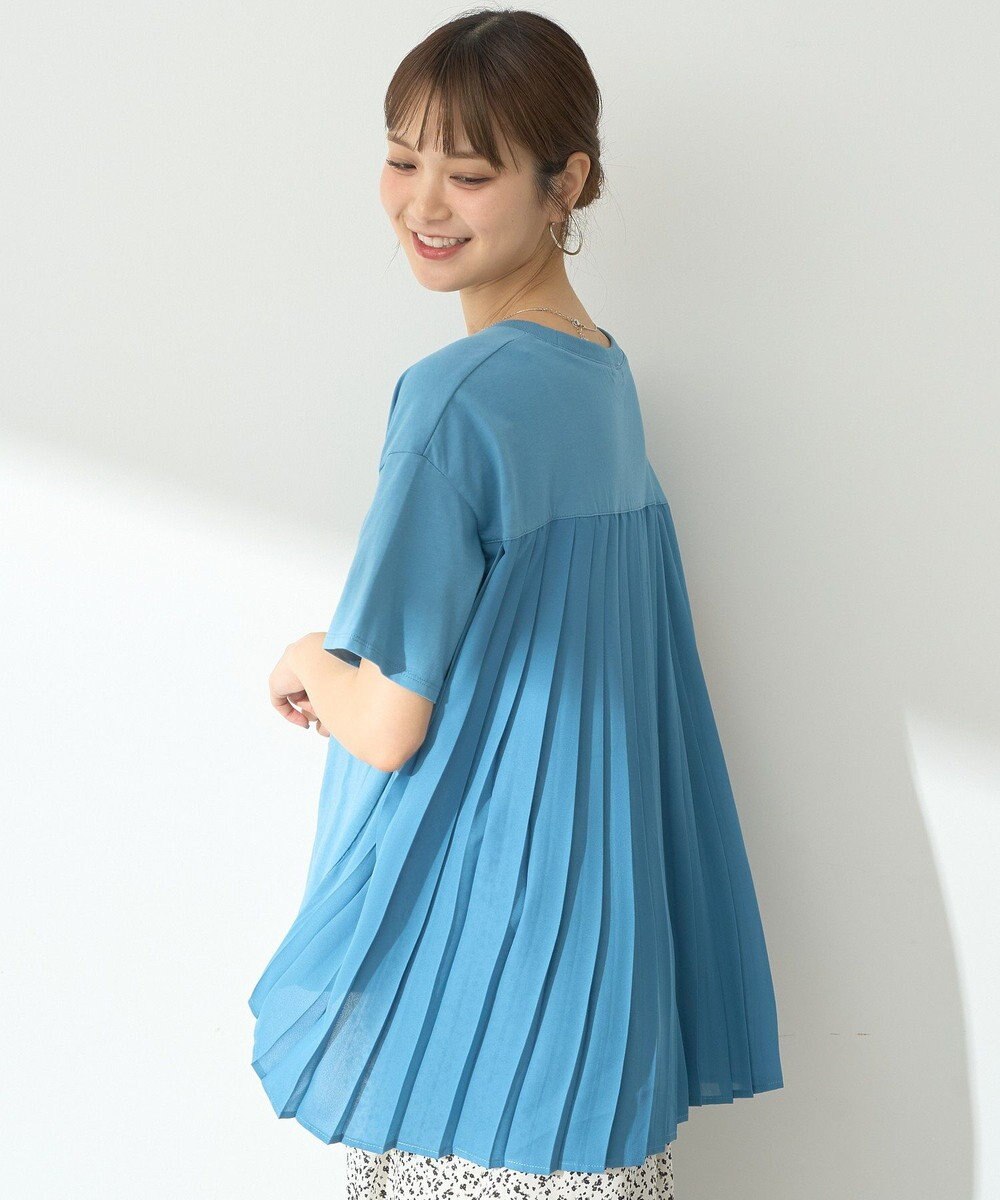 earth music&ecology バックプリーツドッキングチュニック 