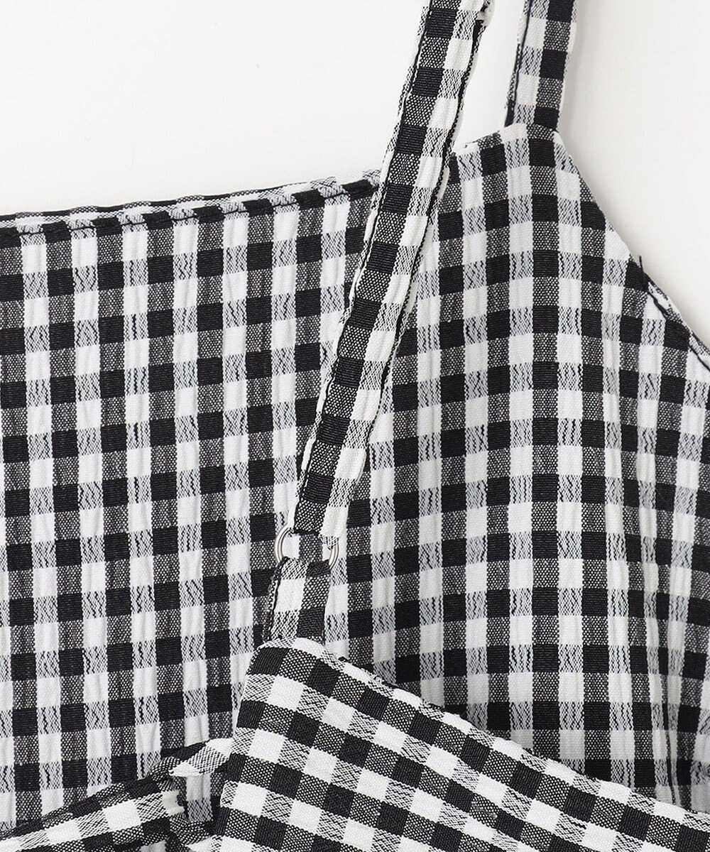 ANY 【洗濯機可能】ギンガムギャザーワンピース 