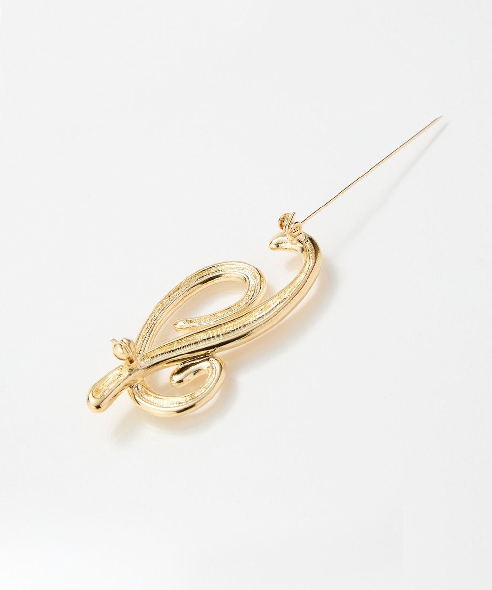 Phoebe ニュアンスメタルブローチ　ゴールド 