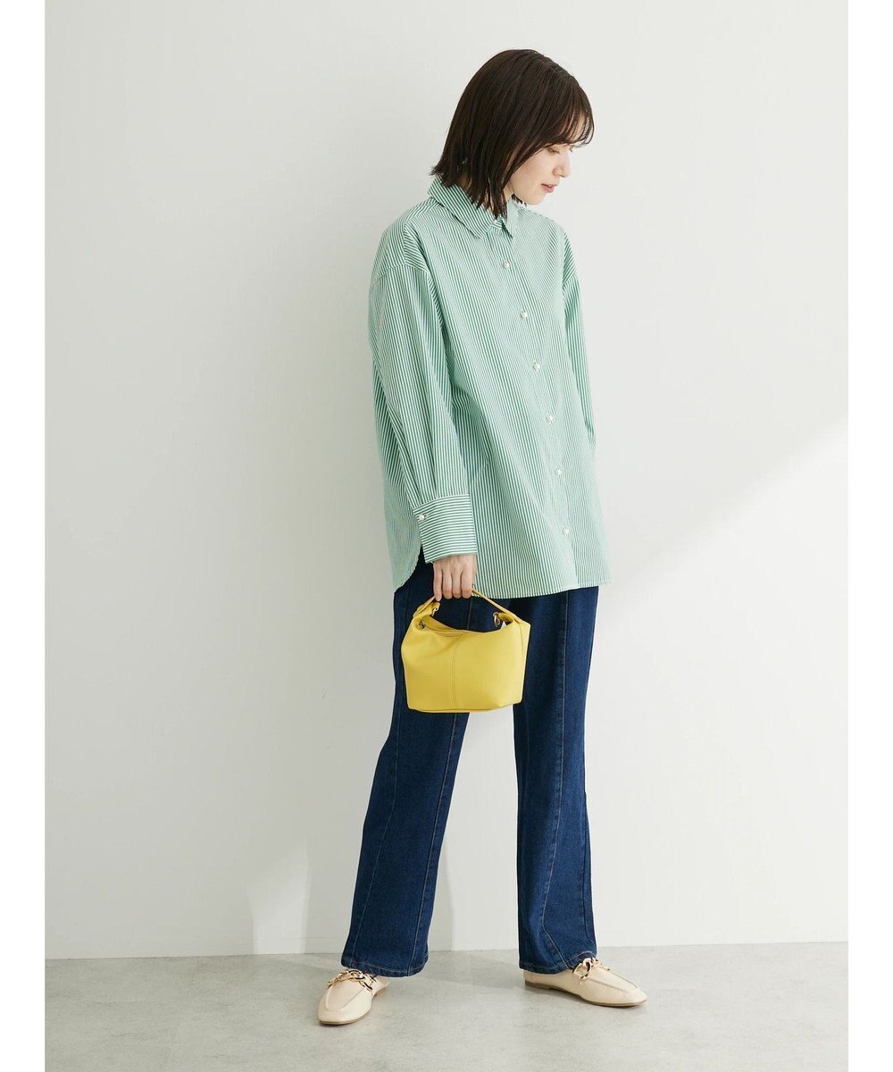 Green Parks ・ＥＬＥＮＣＡＲＥ　ＤＵＥ　パールボタンシャツチュニック 