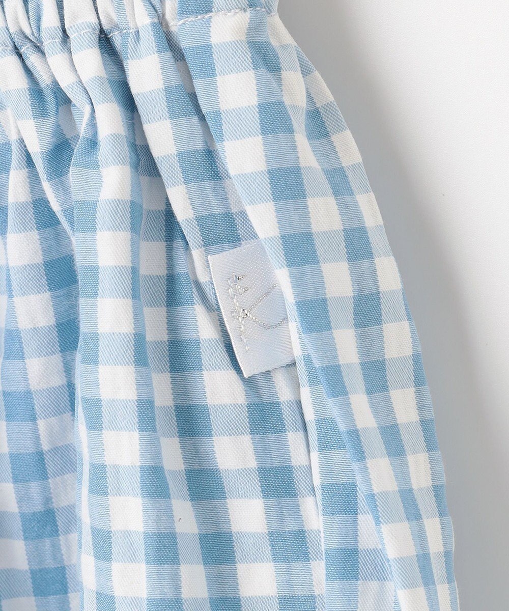 組曲 KIDS 【80-90㎝】ギンガム セットアップ 