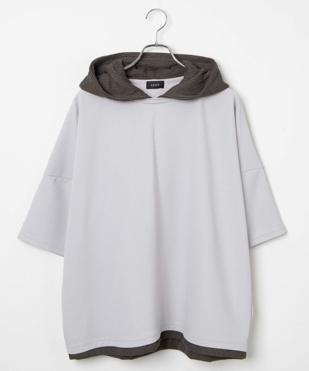 WEGO フェイクレイヤードフードT（S） 