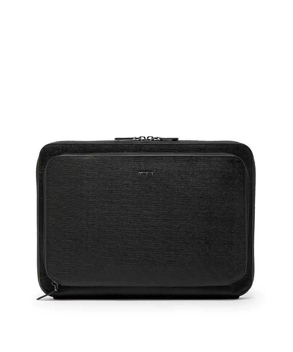 TUMI ビジネスバッグ メンズ  NASSAU SLG ラップトップ・ポートフォリオ BLACK EMBOSSED