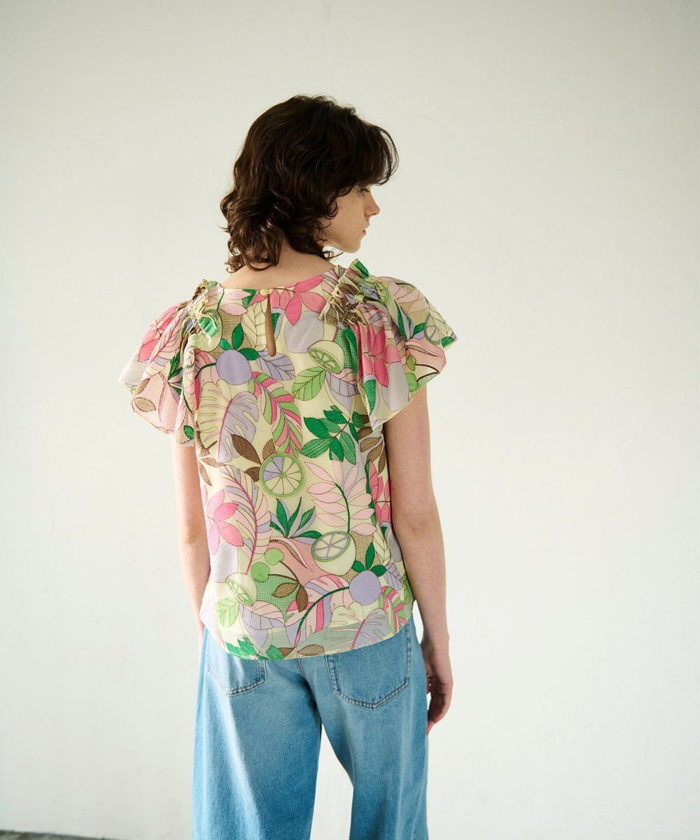 GRACE CONTINENTAL フルーツ刺繍トップ 