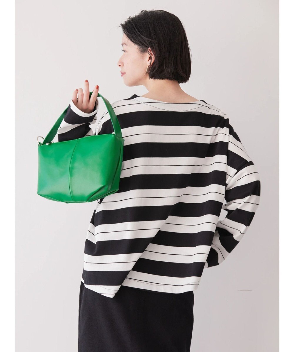 AMERICAN HOLIC ボートネックボーダープルオーバー 