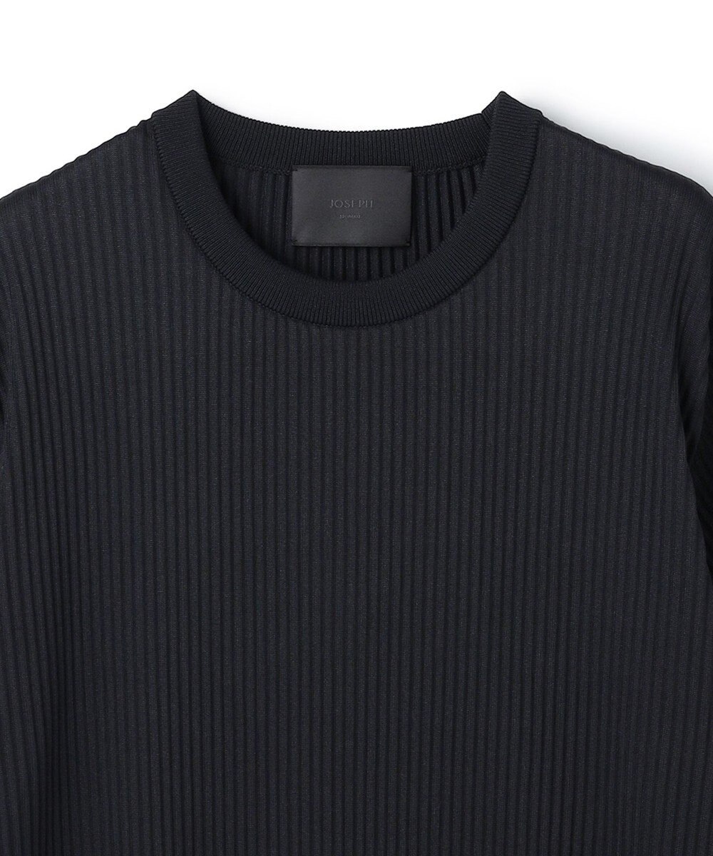 JOSEPH HOMME 【HIGH GRADE LINE】アーバンプリーツ　クルーネック半袖ニット 