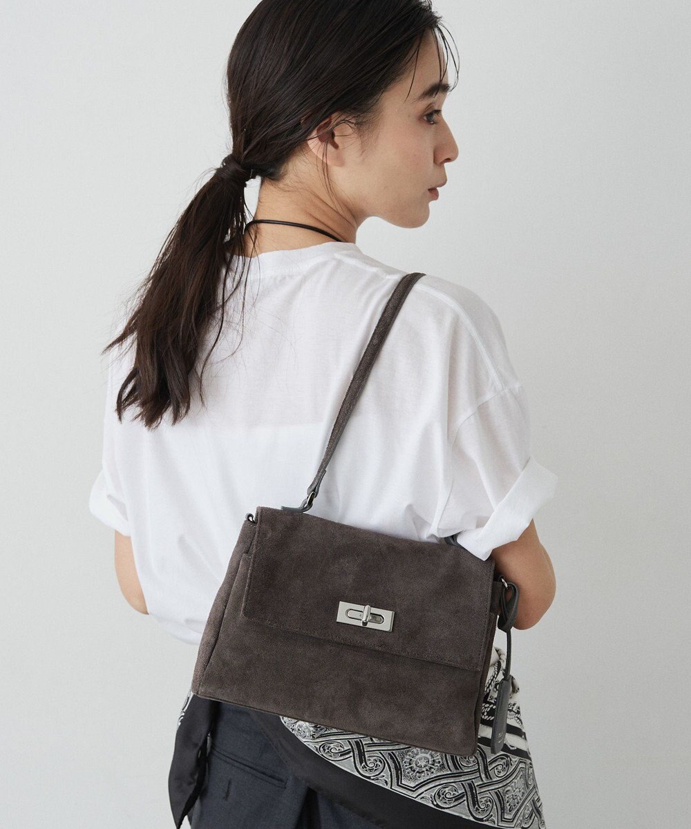 russet スエードフラップミニトートバッグ(CE-1722-WEB) 