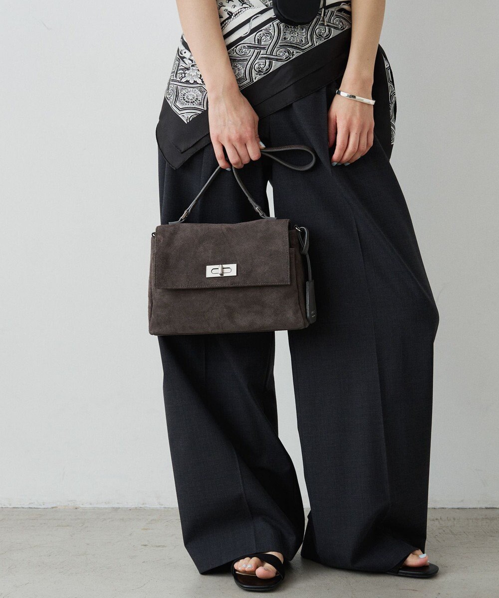 russet スエードフラップミニトートバッグ(CE-1722-WEB) 