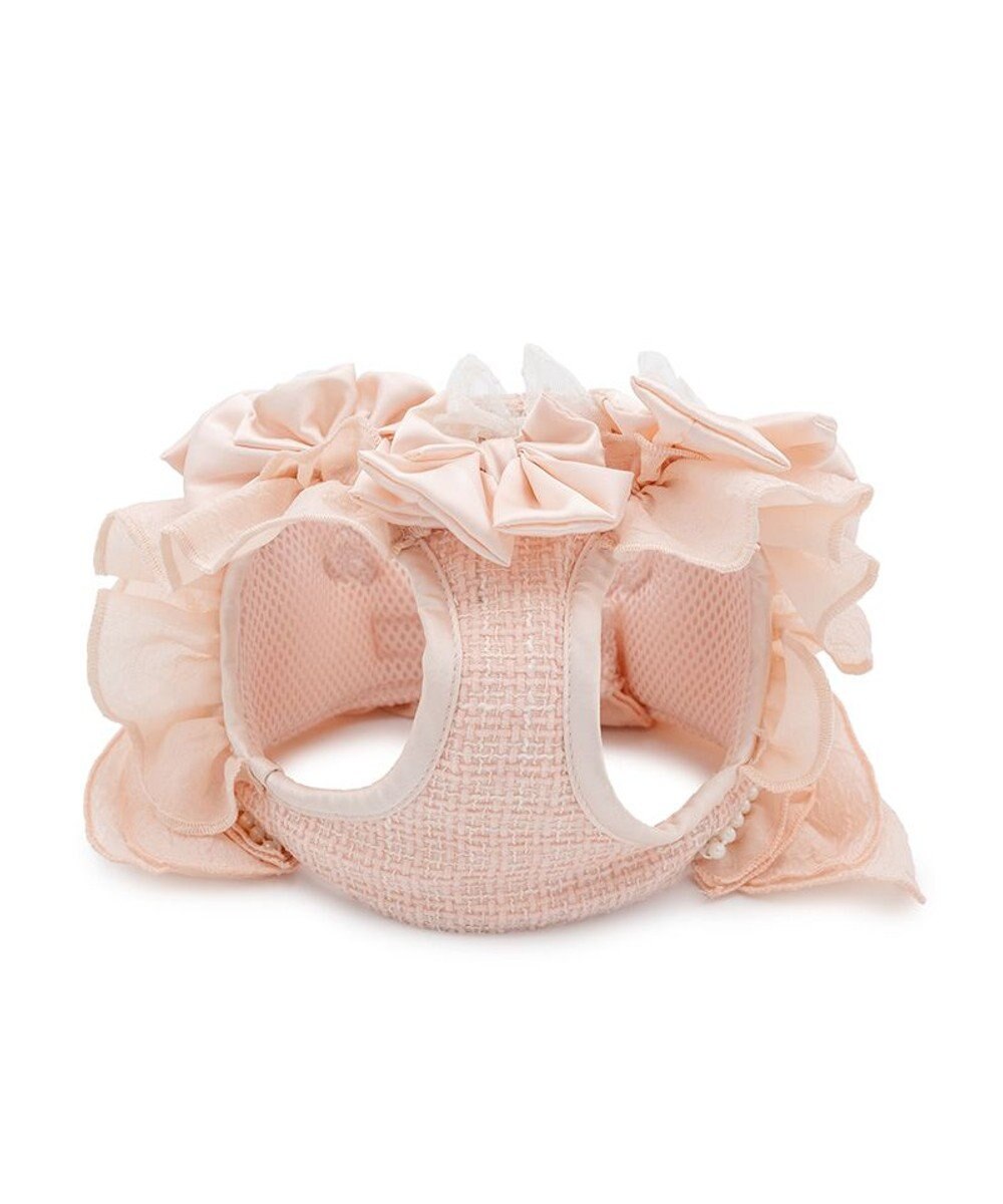 PET PARADISE cherircouture ツイード ベストハーネス 《ピンク》 Ｓ 