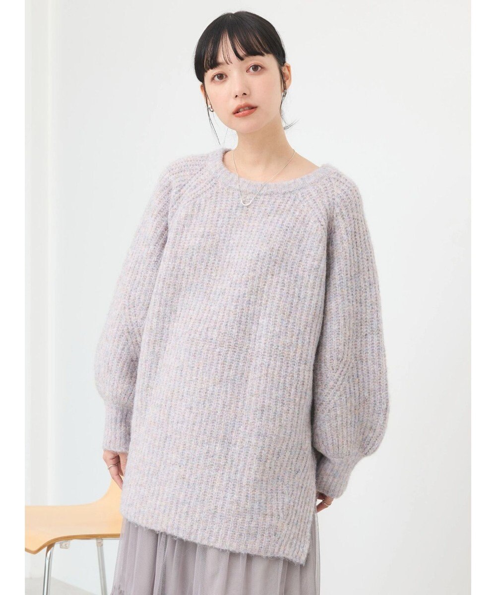 earth music&ecology ふわふわメランジチュニック 