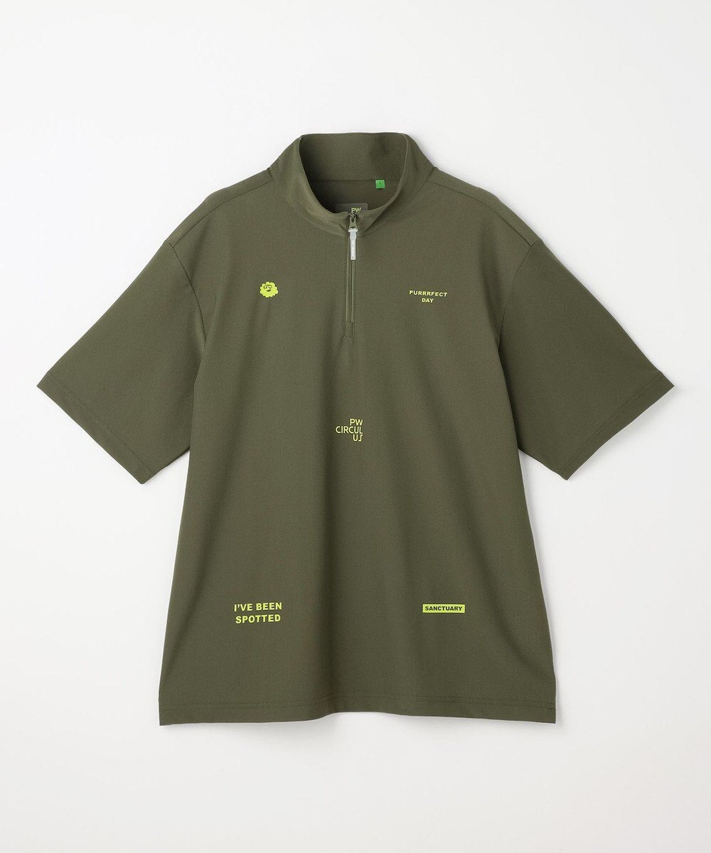 PW CIRCULUS 【MEN】AIR TOOL ハーフジップモック ゴルフ 
