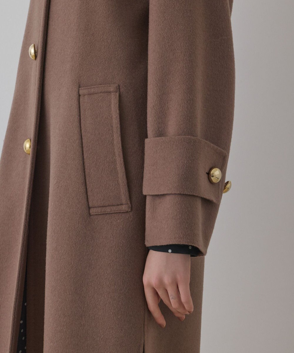 GRACE CONTINENTAL ウールカシミヤリバーコート 