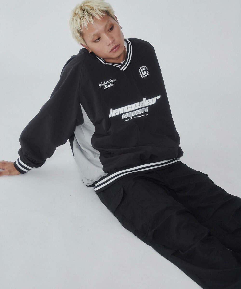 WEGO ナイロンゲームロゴプルオーバー 