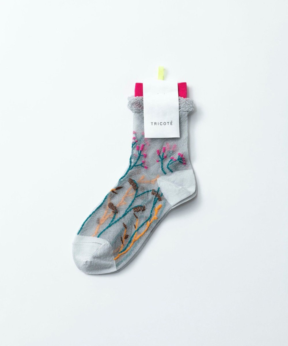 TRICOTE フラワーシアーソックス 